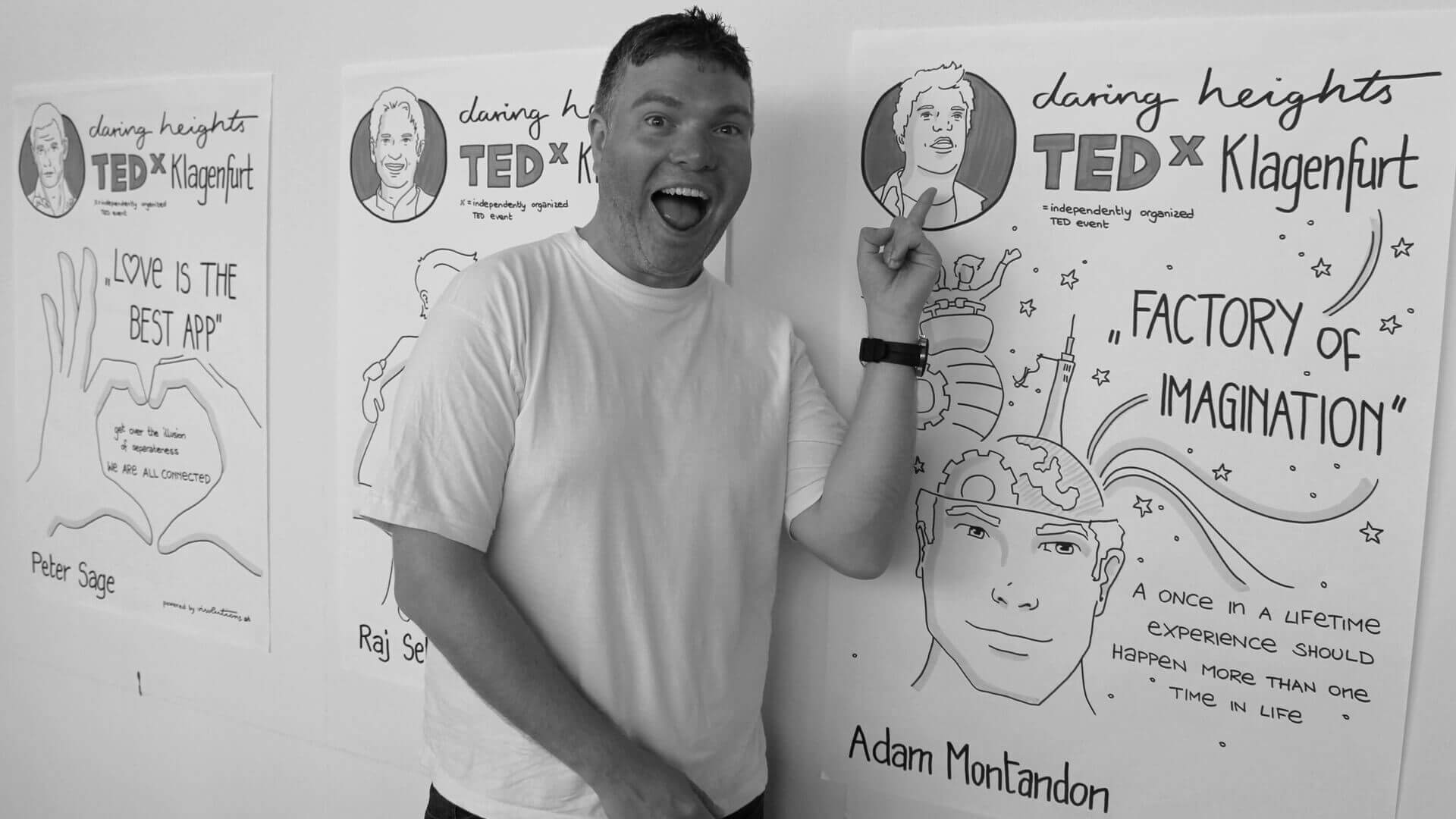 Analog Graphic Recording at TEDx Klagenfurt